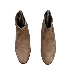 Mi‎ Piaci Suede Leather Boots Tan Women's 38 Italian Designer